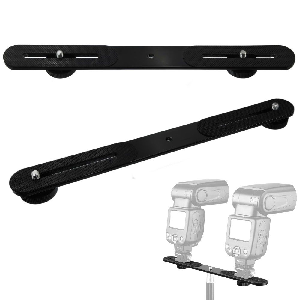Photography Lighting Description - Suporte Duplo para Flash com Parafuso