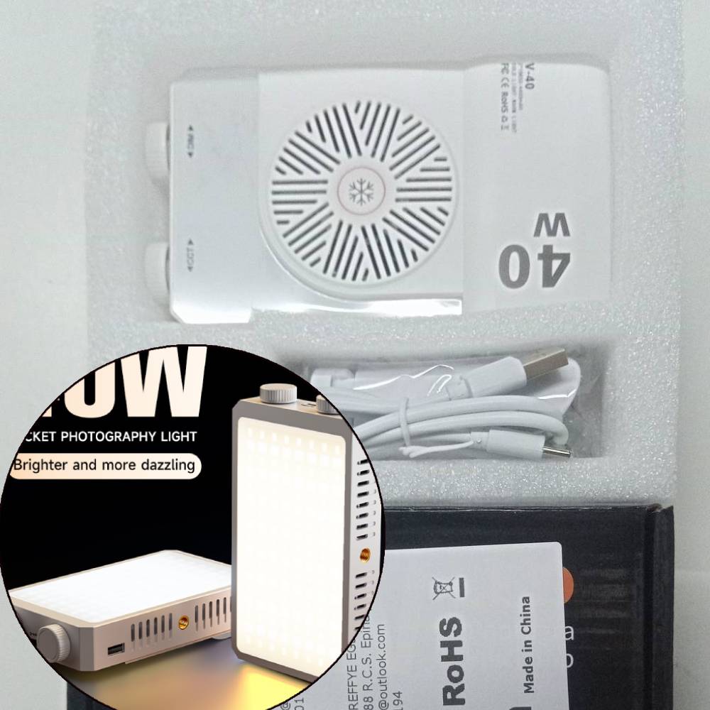 Photography Lighting Handheld - Luz de Preenchimento Portátil 2800K-9000K para