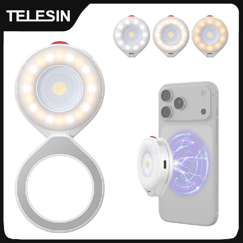 Luz de flash magnética TELESIN - Photography Lighting Brands avaliação e preço
