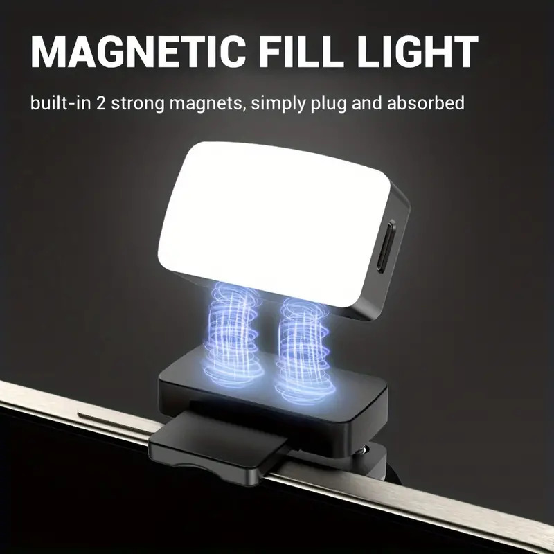 Mini magnético led selfie luz  - Photography Lighting Description avaliação e preço